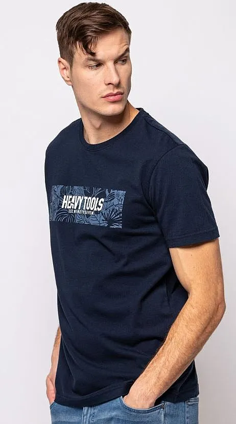 T-Shirt Heavy Tools Makro - Navy - men´s