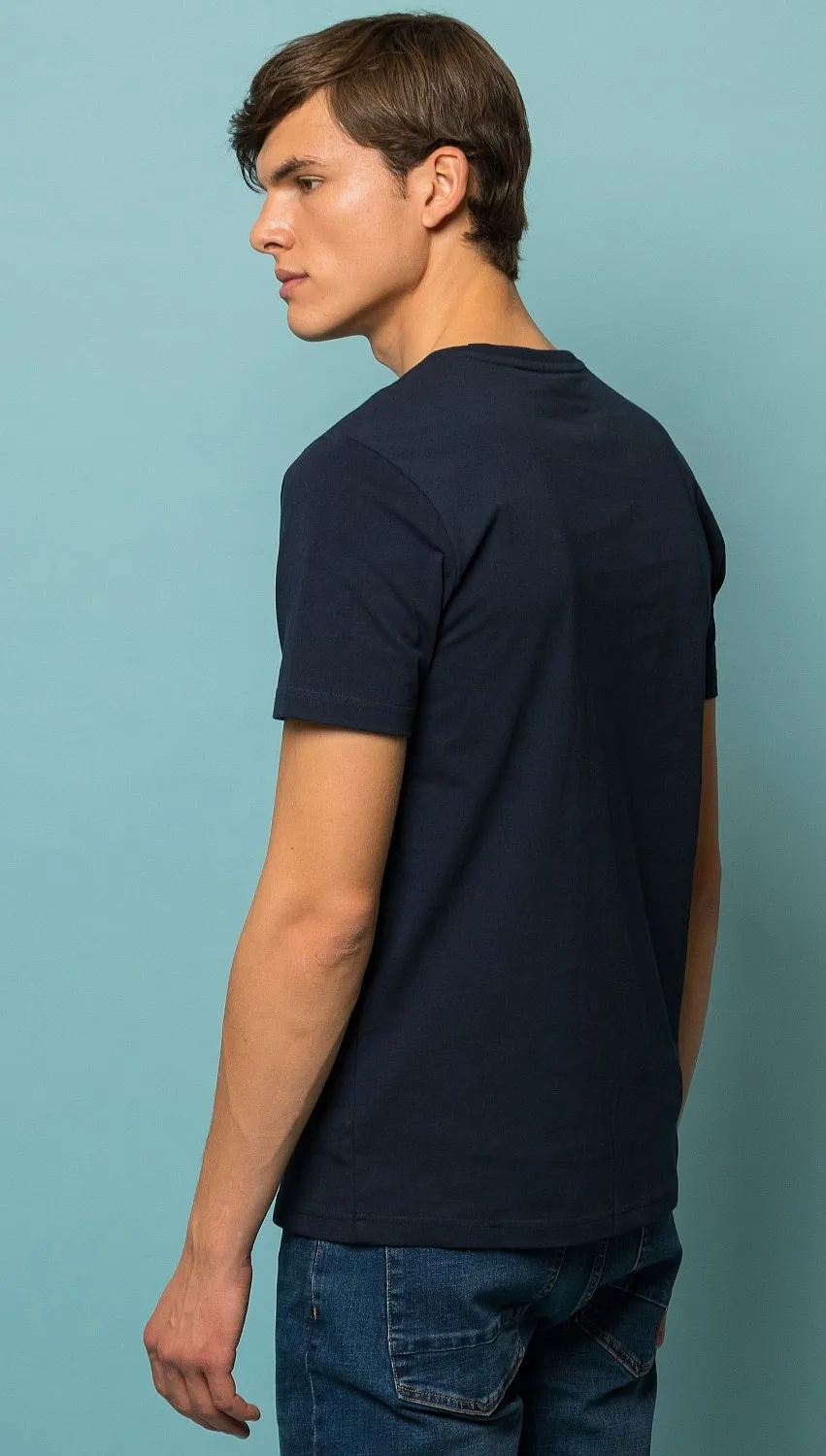 T-Shirt Heavy Tools Manolo - Navy - men´s