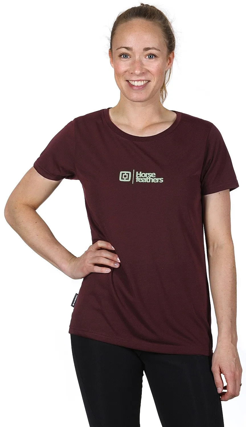 T-Shirt Horsefeathers Leila - Burgundy - women´s