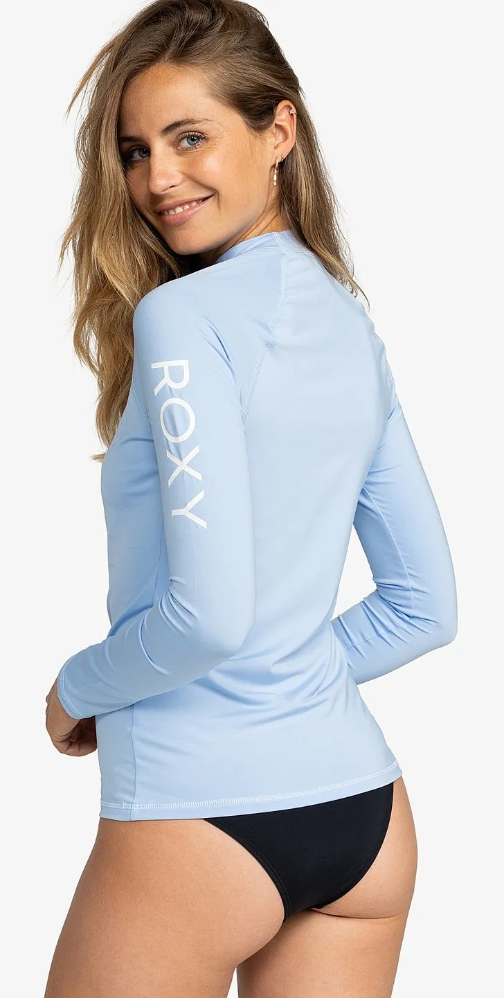 T-Shirt Roxy Whole Hearted LS - BHG0/Bel Air Blue - women´s