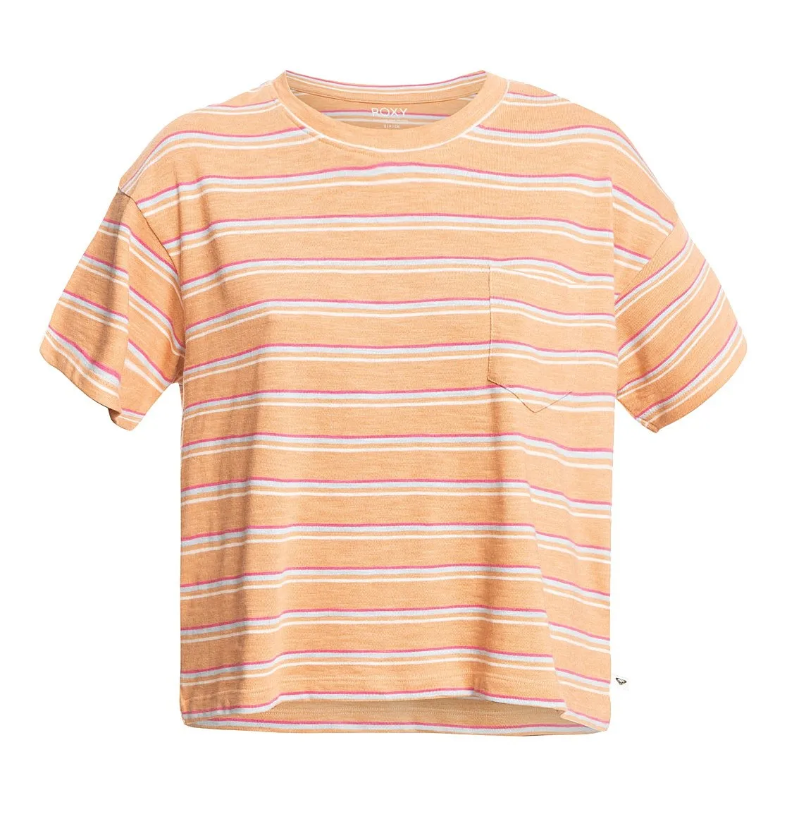 T-Shirt Roxy Winter Moon - CJJ5/Toast Beach Bum Stripes - women´s