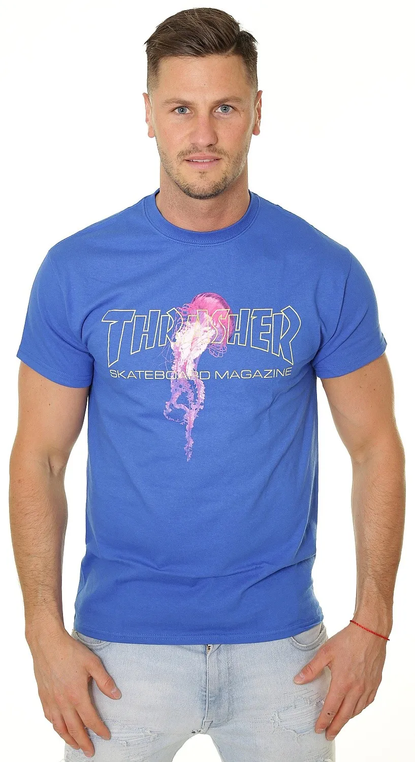 T-Shirt Thrasher Atlantic Drift - Royal Blue - men´s