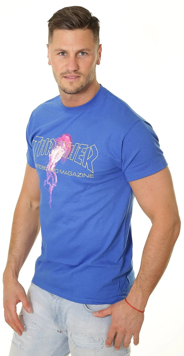 T-Shirt Thrasher Atlantic Drift - Royal Blue - men´s