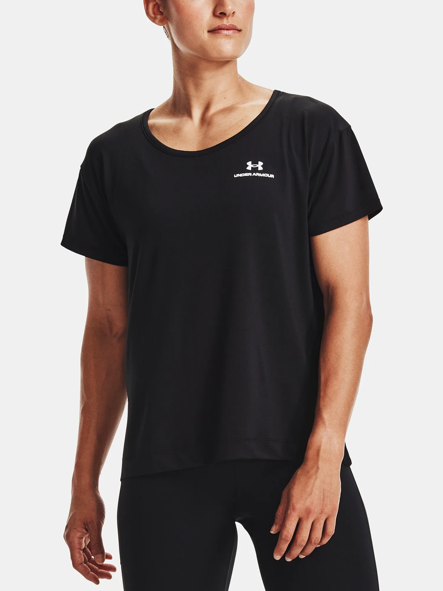 T-Shirt Under Armour Rush Energy - Black - women´s