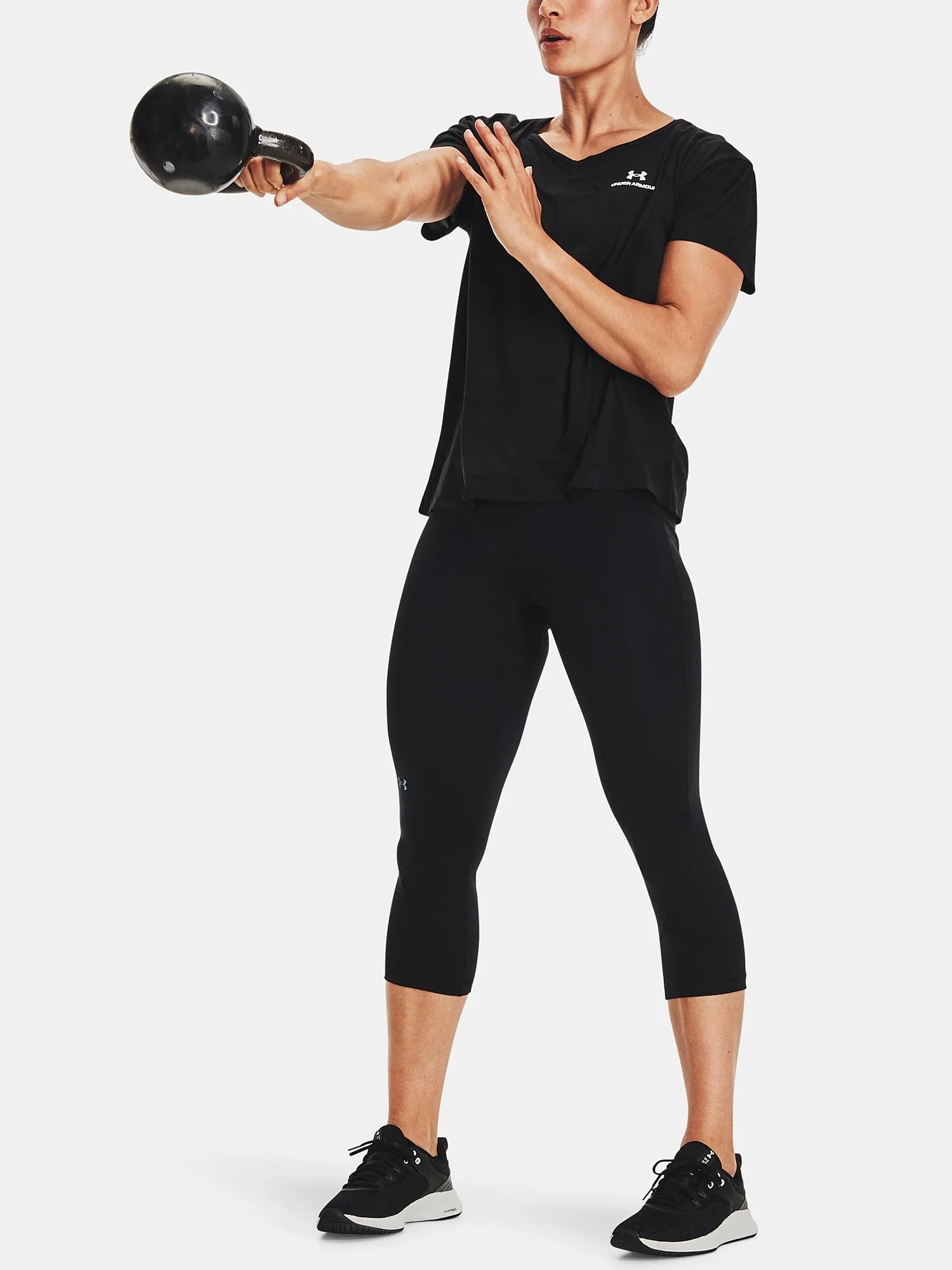 T-Shirt Under Armour Rush Energy - Black - women´s