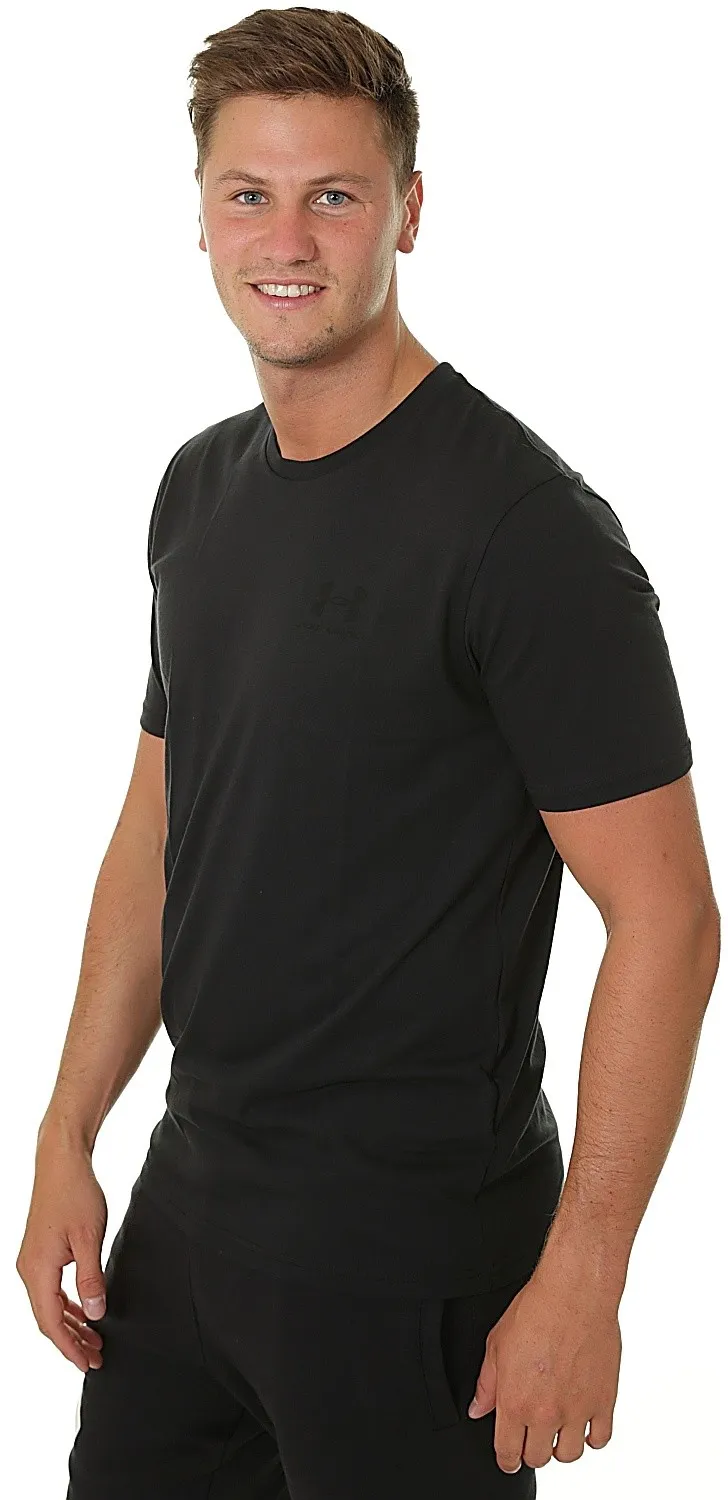 T-Shirt Under Armour Sportstyle Left Chest - 001/Black - men´s