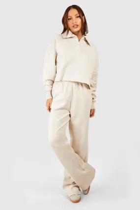 Tall Button Up Sweat Tracksuit