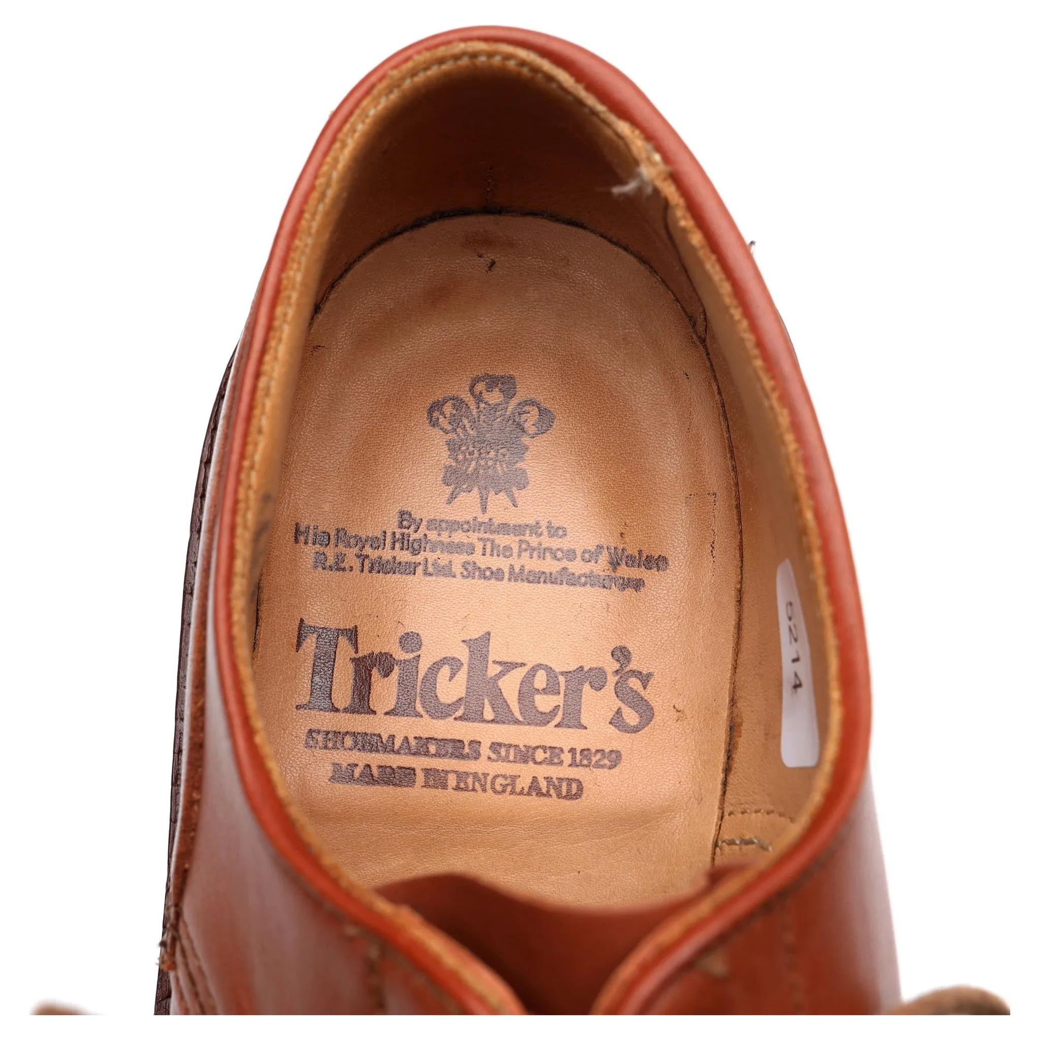 Tan Brown Leather Derby UK 6