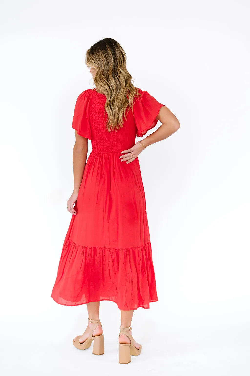 Tandy Dress in Red