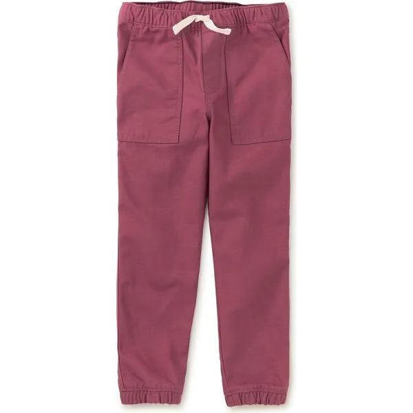 Tea Collection Game On Reverse Twill Joggers, Cherrywood