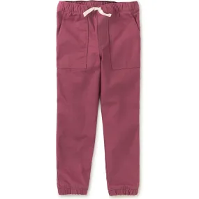 Tea Collection Game On Reverse Twill Joggers, Cherrywood