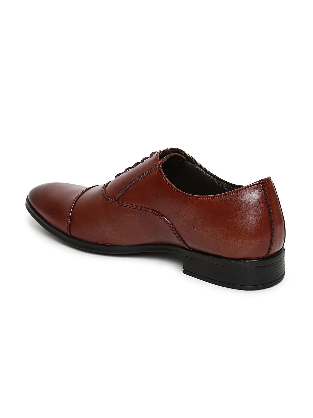 Teakwood Genuine Leather Brown Shoes