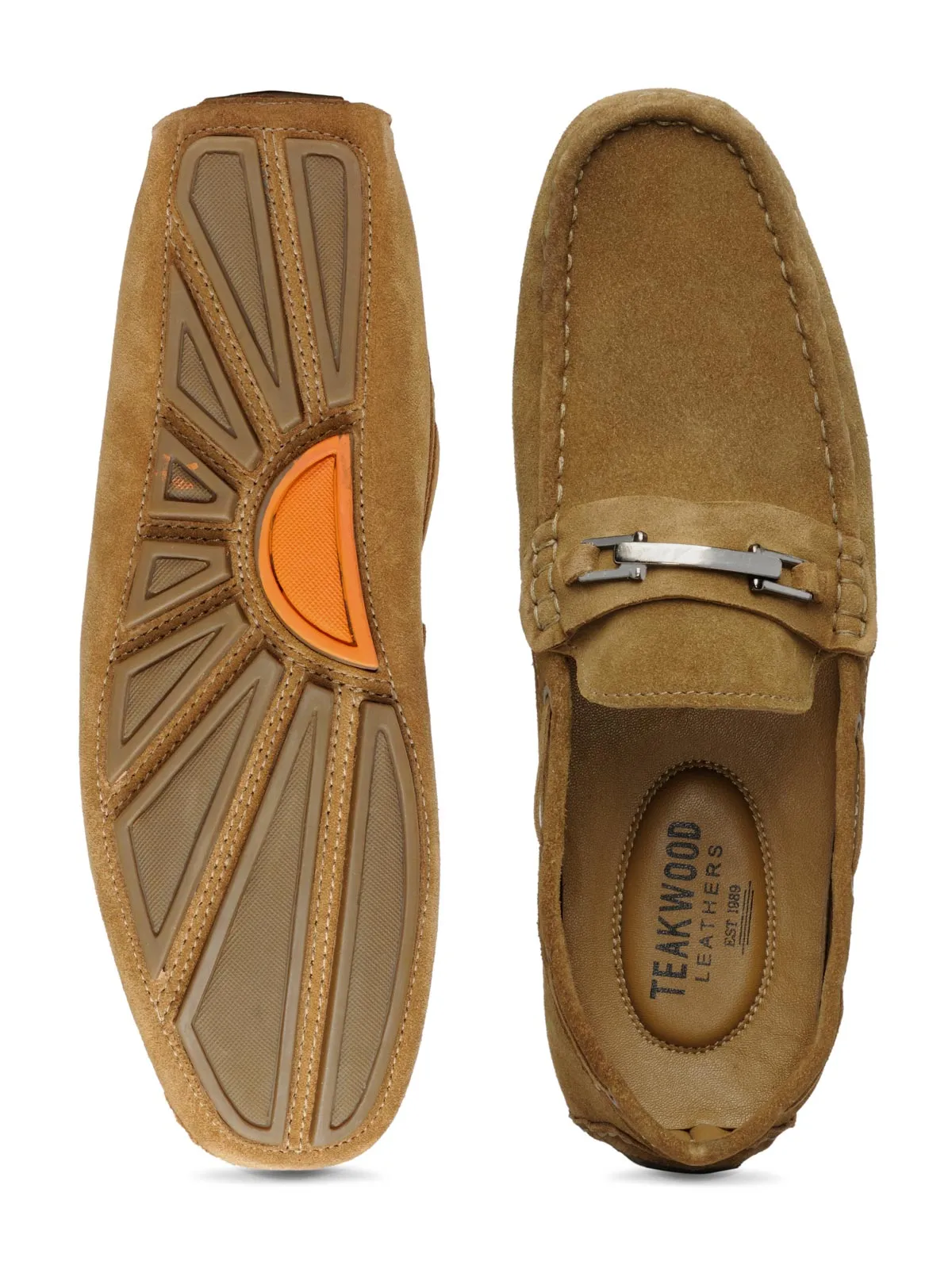 Teakwood Genuine Leather Slip-ons Shoes