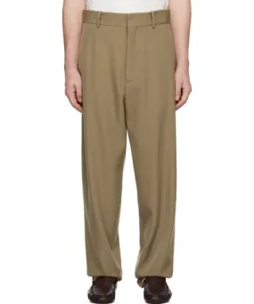 The Row Khaki Berkel Trousers