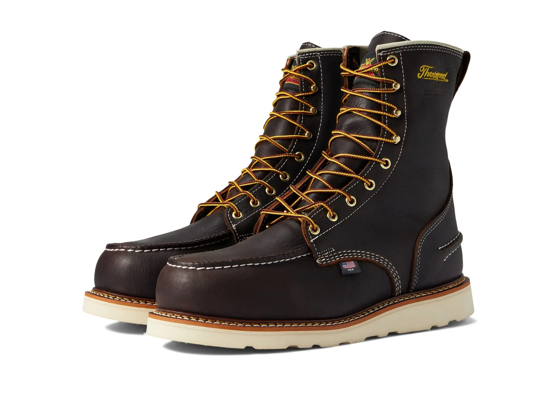 Thorogood Men's Waterproof Pitstop Moc Safety Toe Work Boot