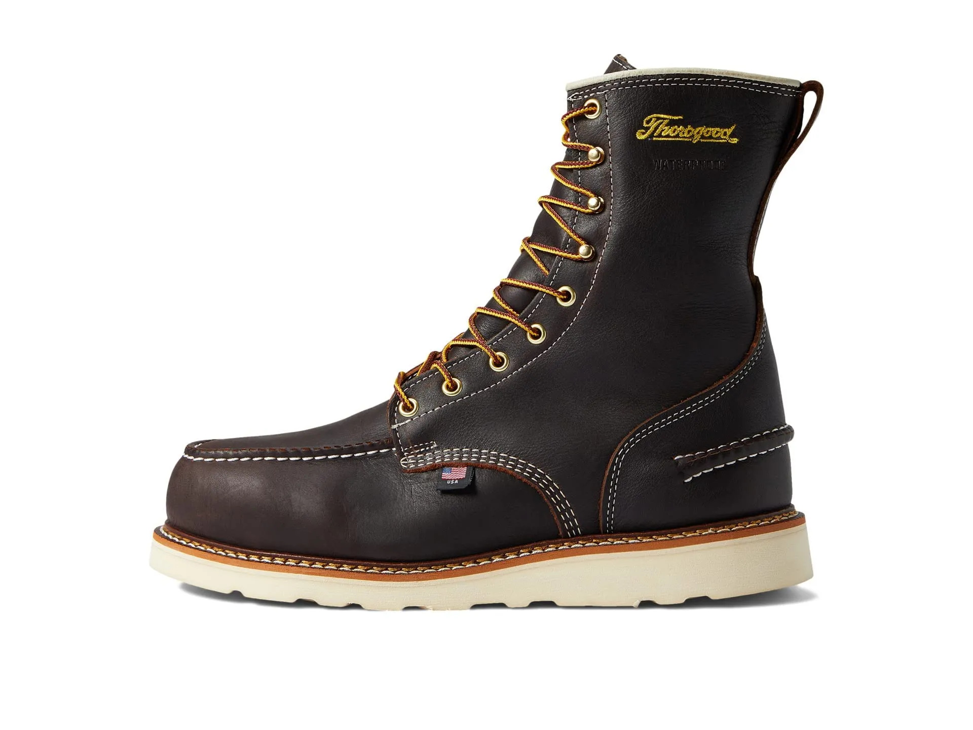 Thorogood Men's Waterproof Pitstop Moc Safety Toe Work Boot