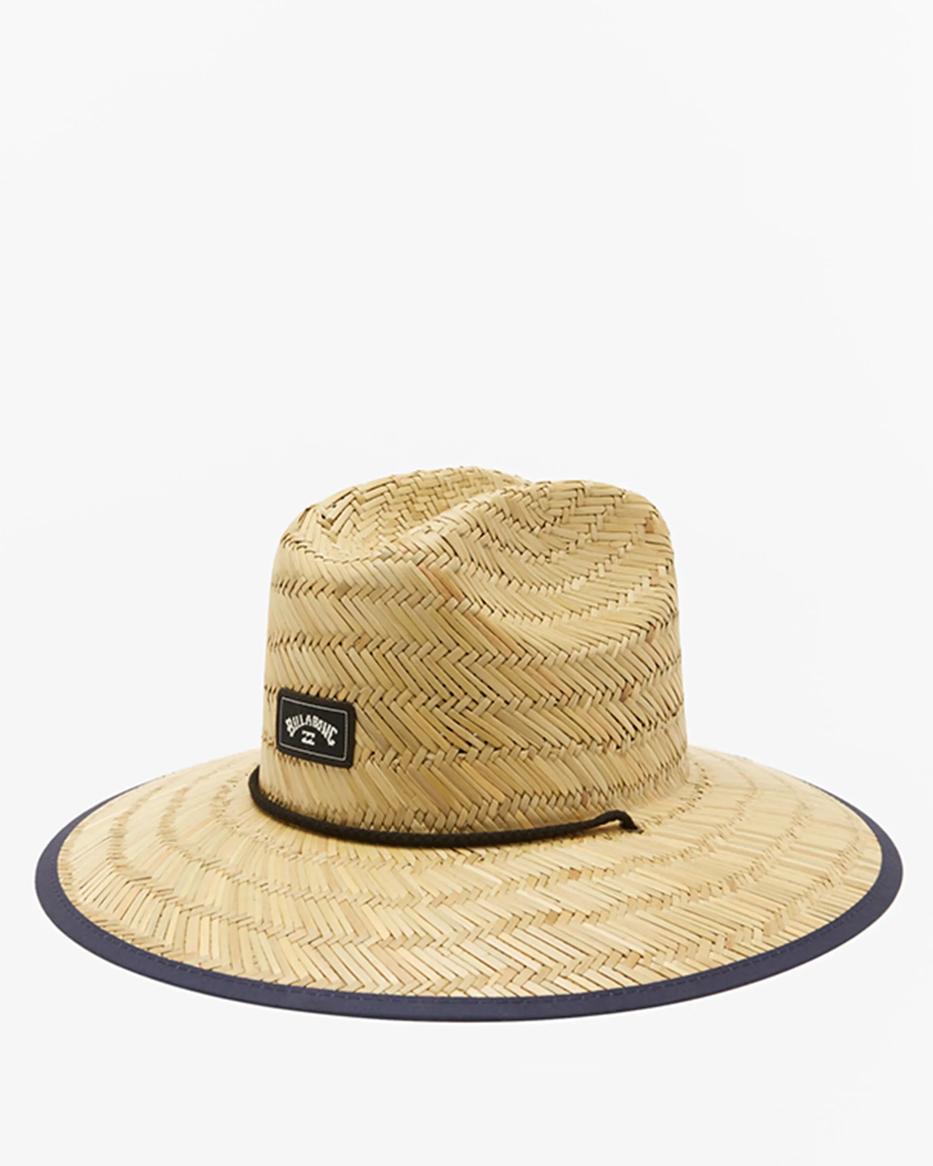 Tides Print Straw Lifeguard Hat