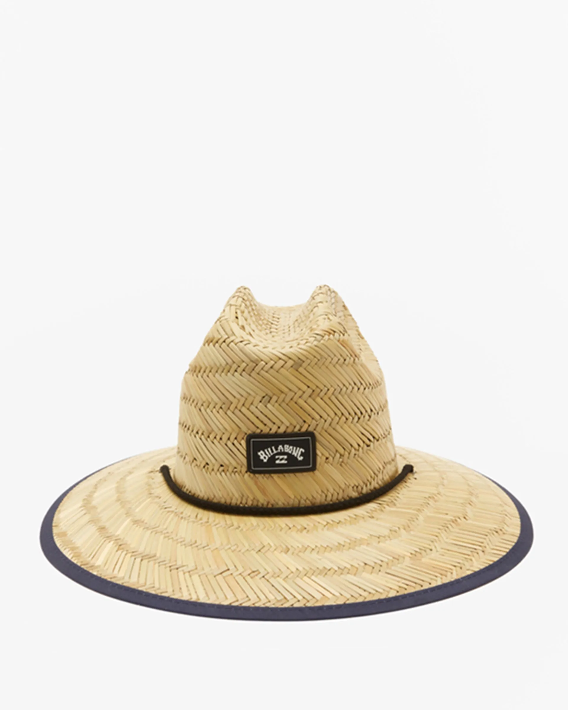 Tides Print Straw Lifeguard Hat