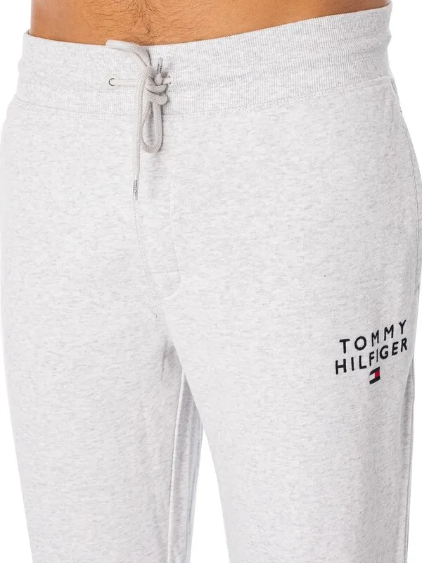 Tommy Hilfiger Lounge Embroidered Joggers - Ice Grey Heather