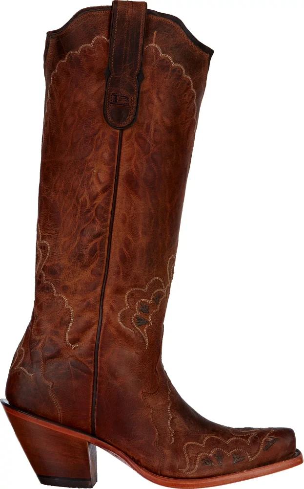 Tony Lama Women's Saigets Worn Goat Label Western Boots