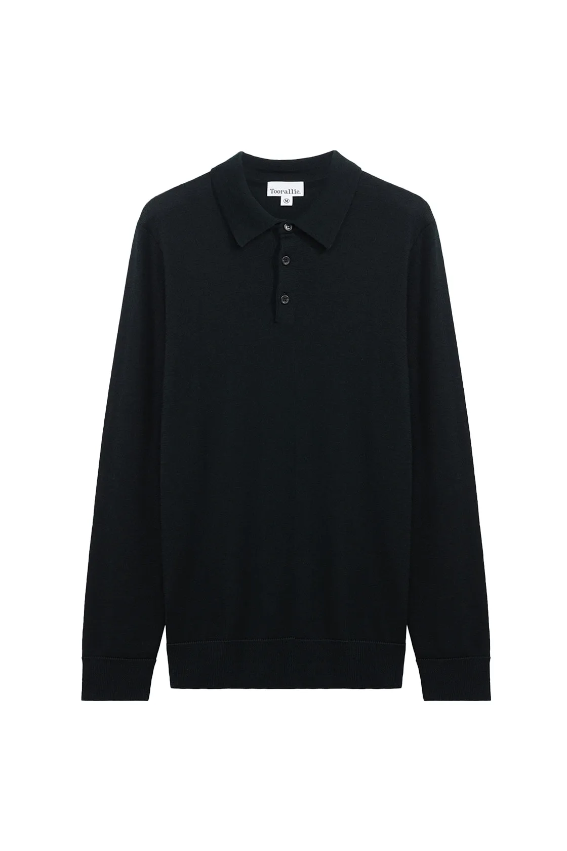 Toorallie Fine Knit Polo Black