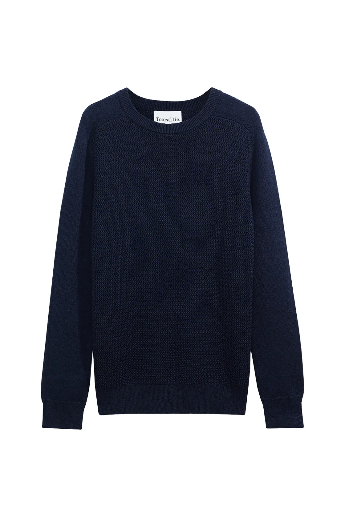 Toorallie Textured Stitch Knit Navy