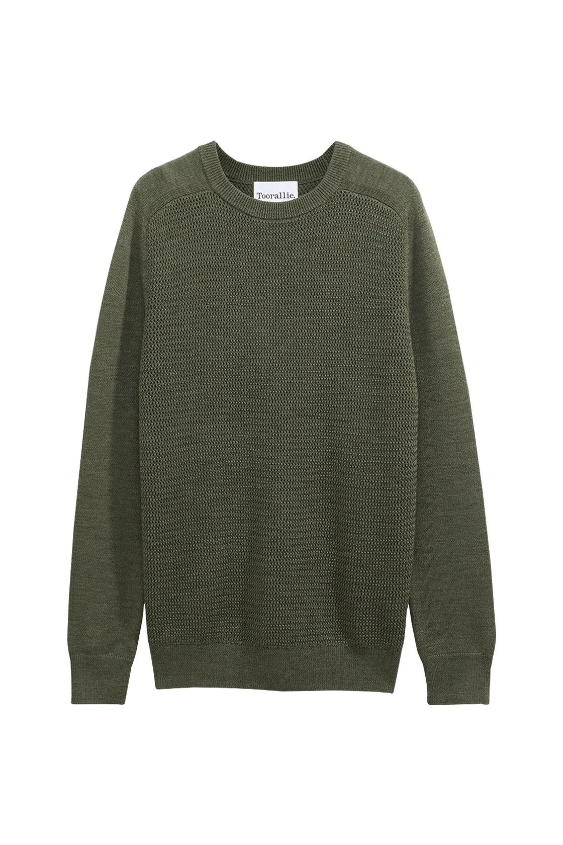 Toorallie Textured Stitch Knit Olive