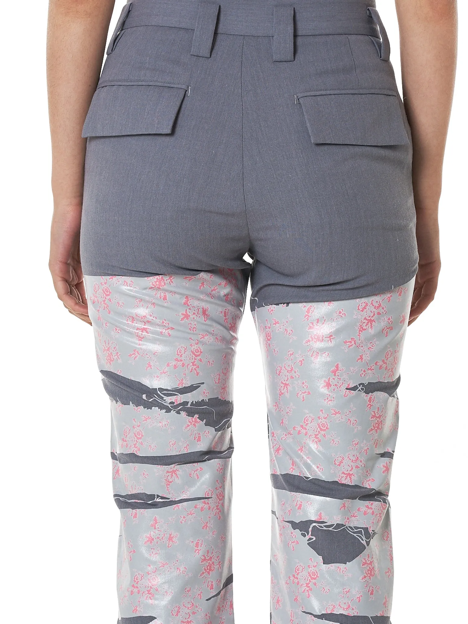 Torn Wallpaper Trousers (MAW18P031-GRAY)