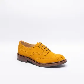 Tricker's Tricker's Bourton derby lace-up in ocher suede