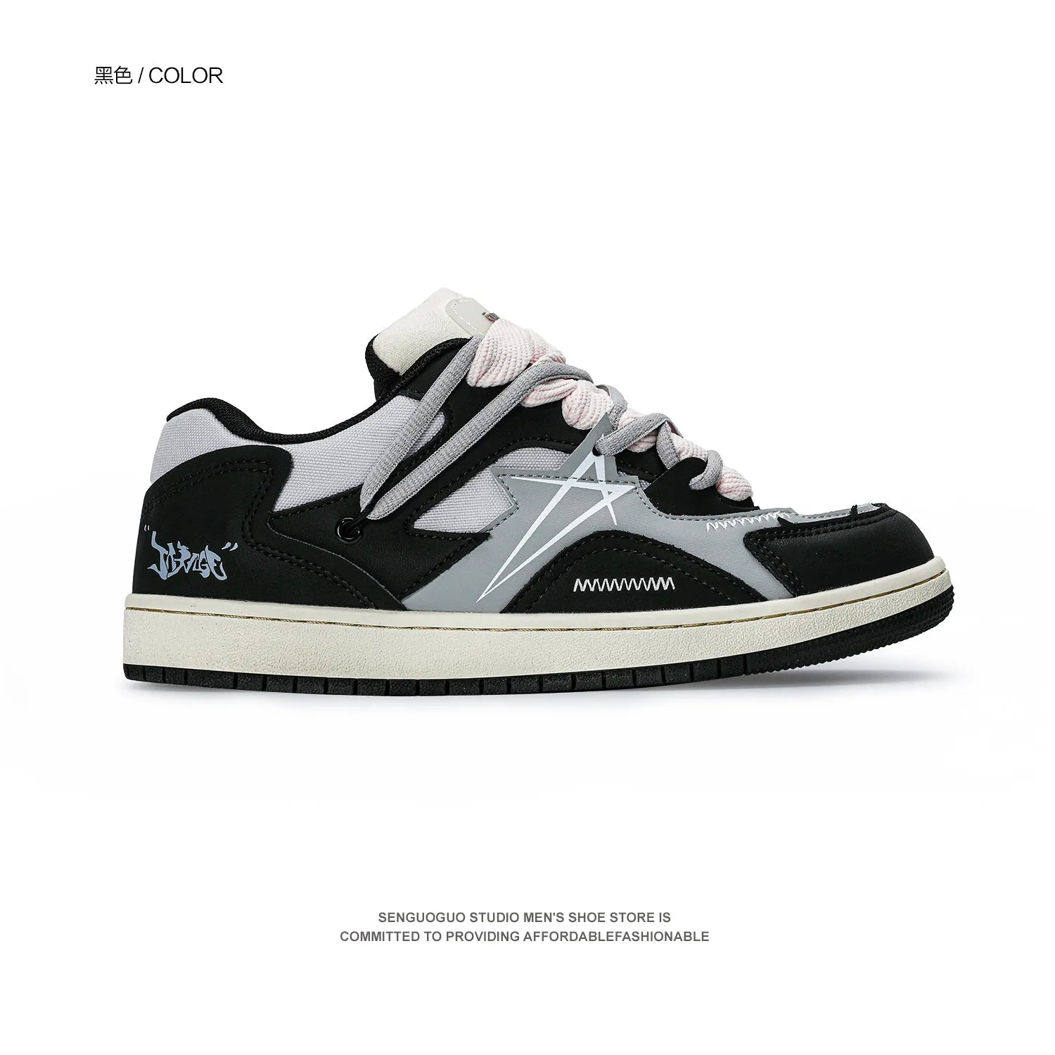 Triple Star-100 Flat Sneakers