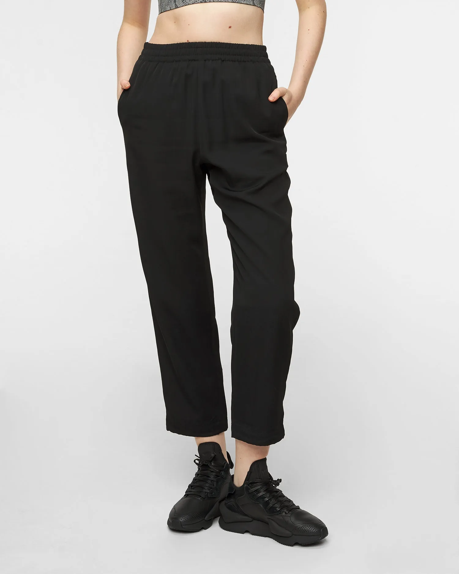 Trousers Y-3 STR WO CUF PNT H63055-black