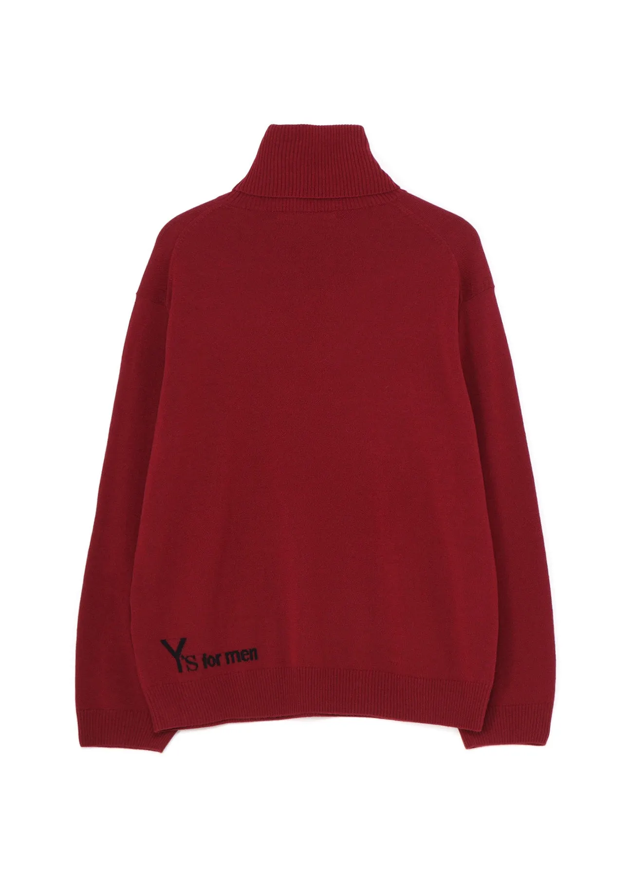 TURTLE NECK INTARSIA KNIT WITH Y's for men LOGO