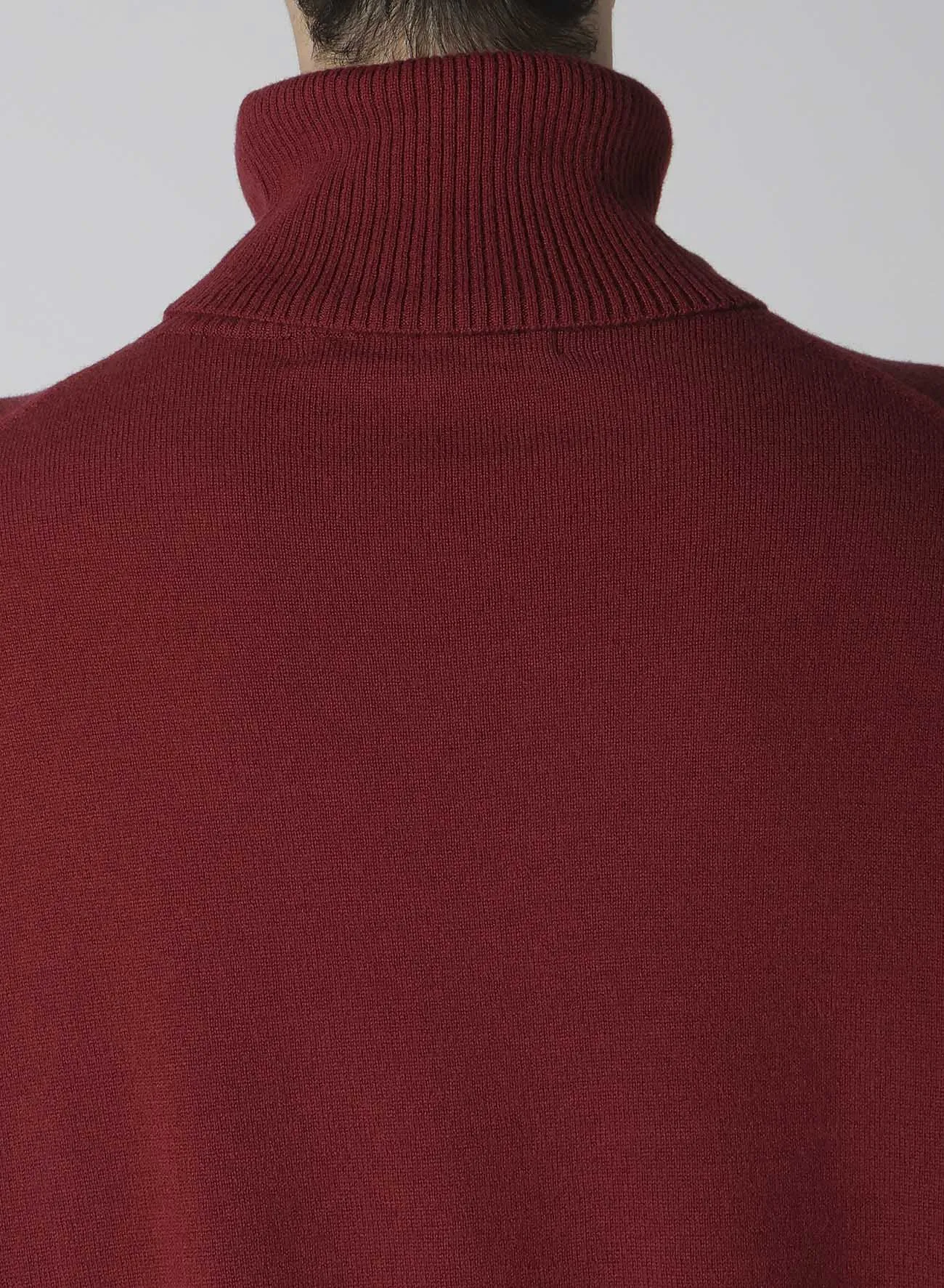 TURTLE NECK INTARSIA KNIT WITH Y's for men LOGO