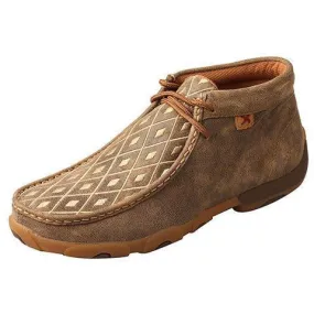 Twisted X Women's Chukka Driving Moccasins in Bomber/Tan