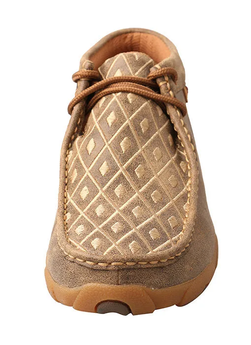 Twisted X Women's Chukka Driving Moccasins in Bomber/Tan