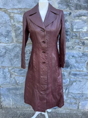 UK size 6-8 brown leather jacket