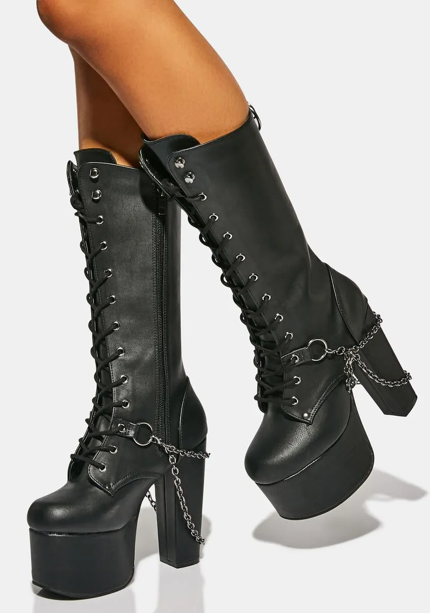 Unique Vampire Teeth Boots