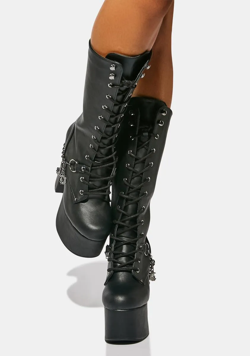 Unique Vampire Teeth Boots