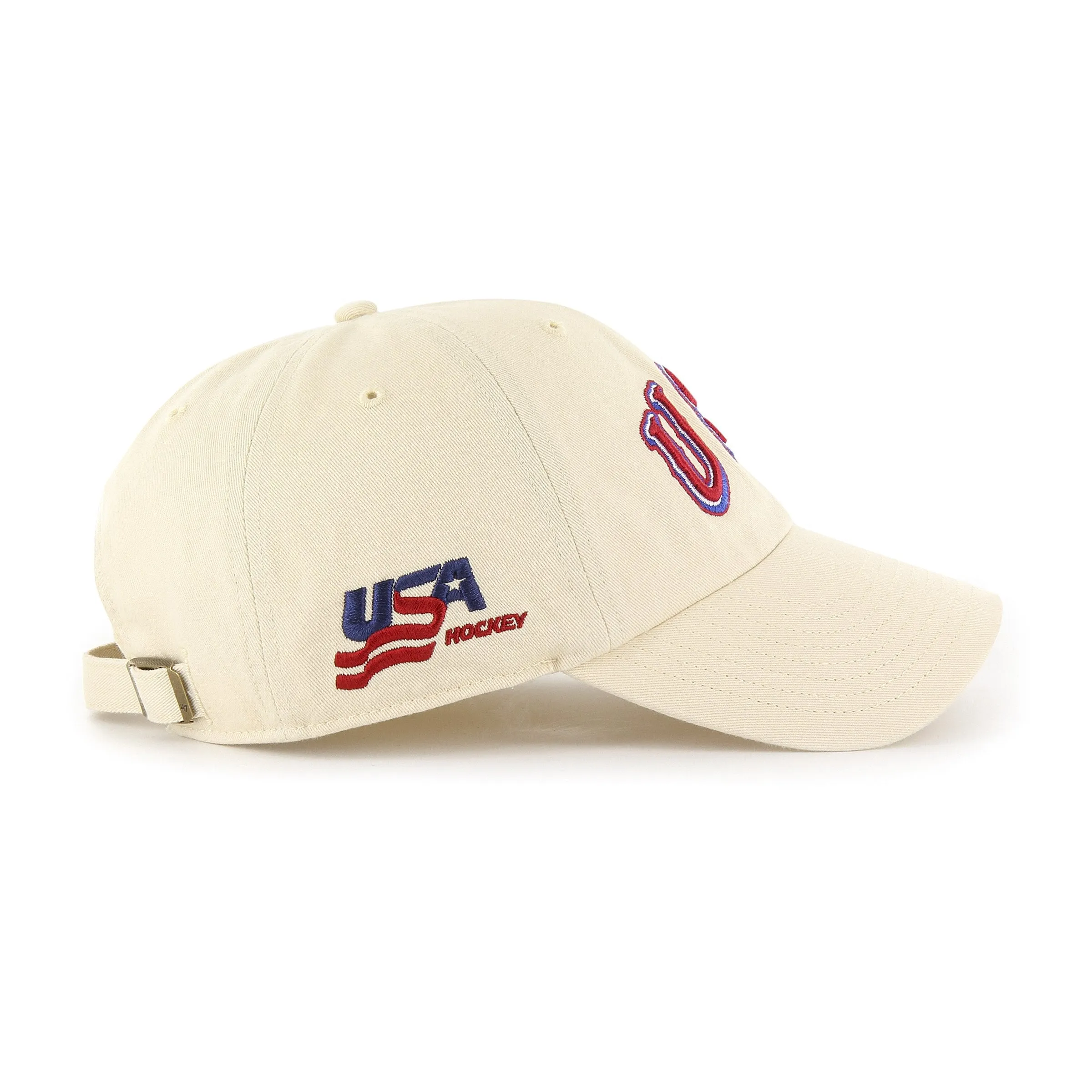 Vintage USA Hockey 1968 Script '47 Clean Up Hat