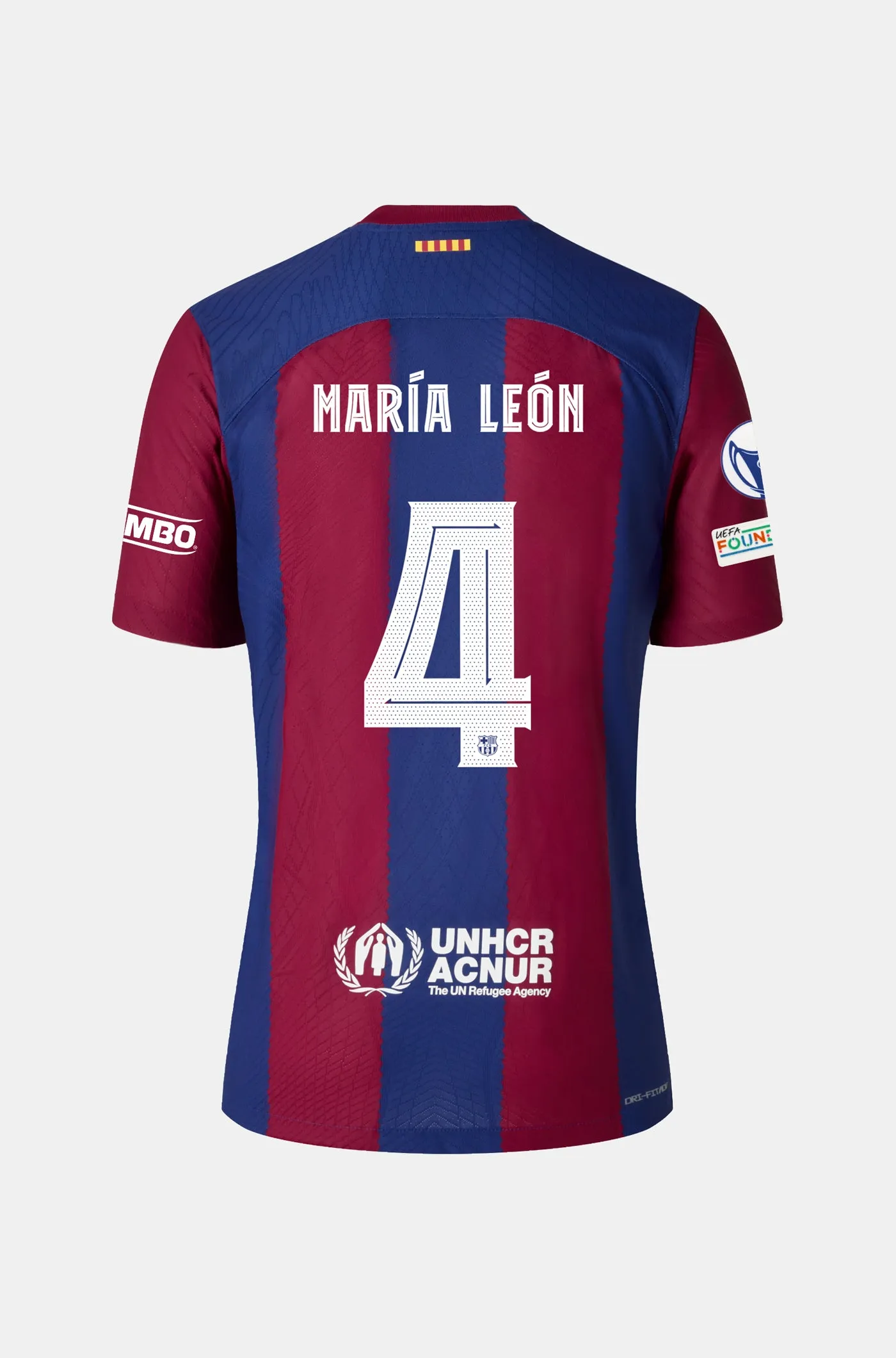 UWCL FC Barcelona Home Shirt 23/24 Player's Edition - Women - MARA LEN