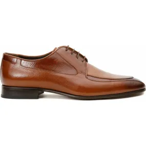 Vinci Leather The Gardi Brown Leather Derby Shoe (14229)