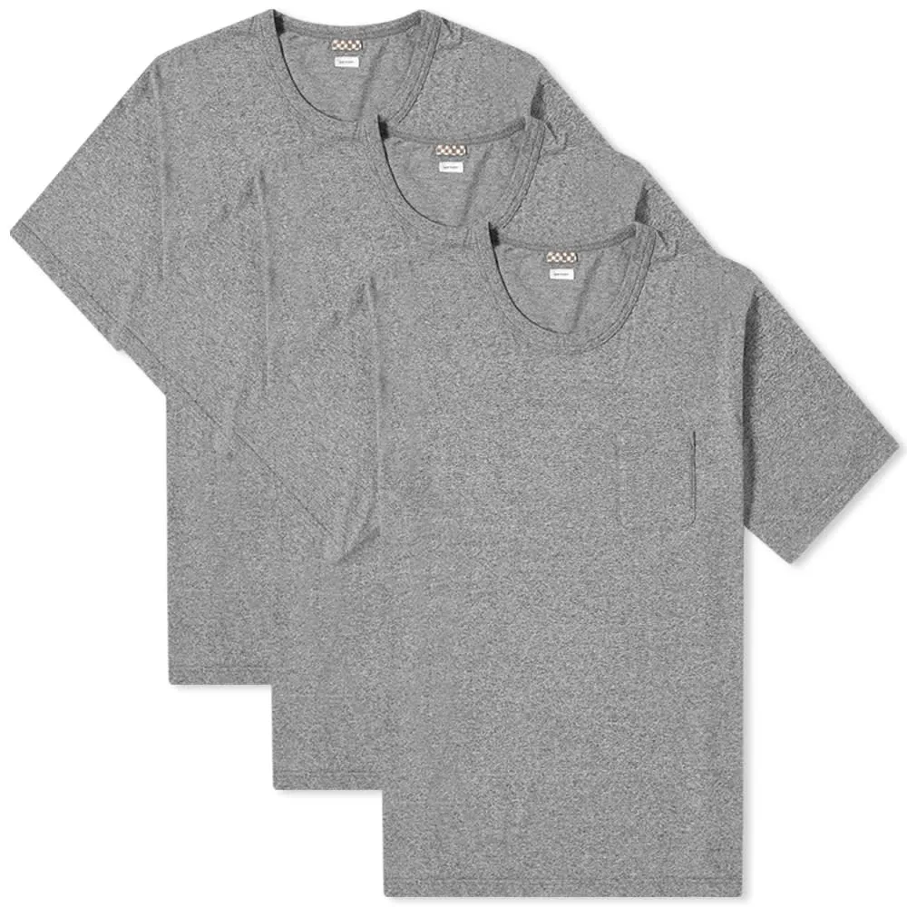 Visvim Sublig Jumbo T-Shirt - 3 PackGrey