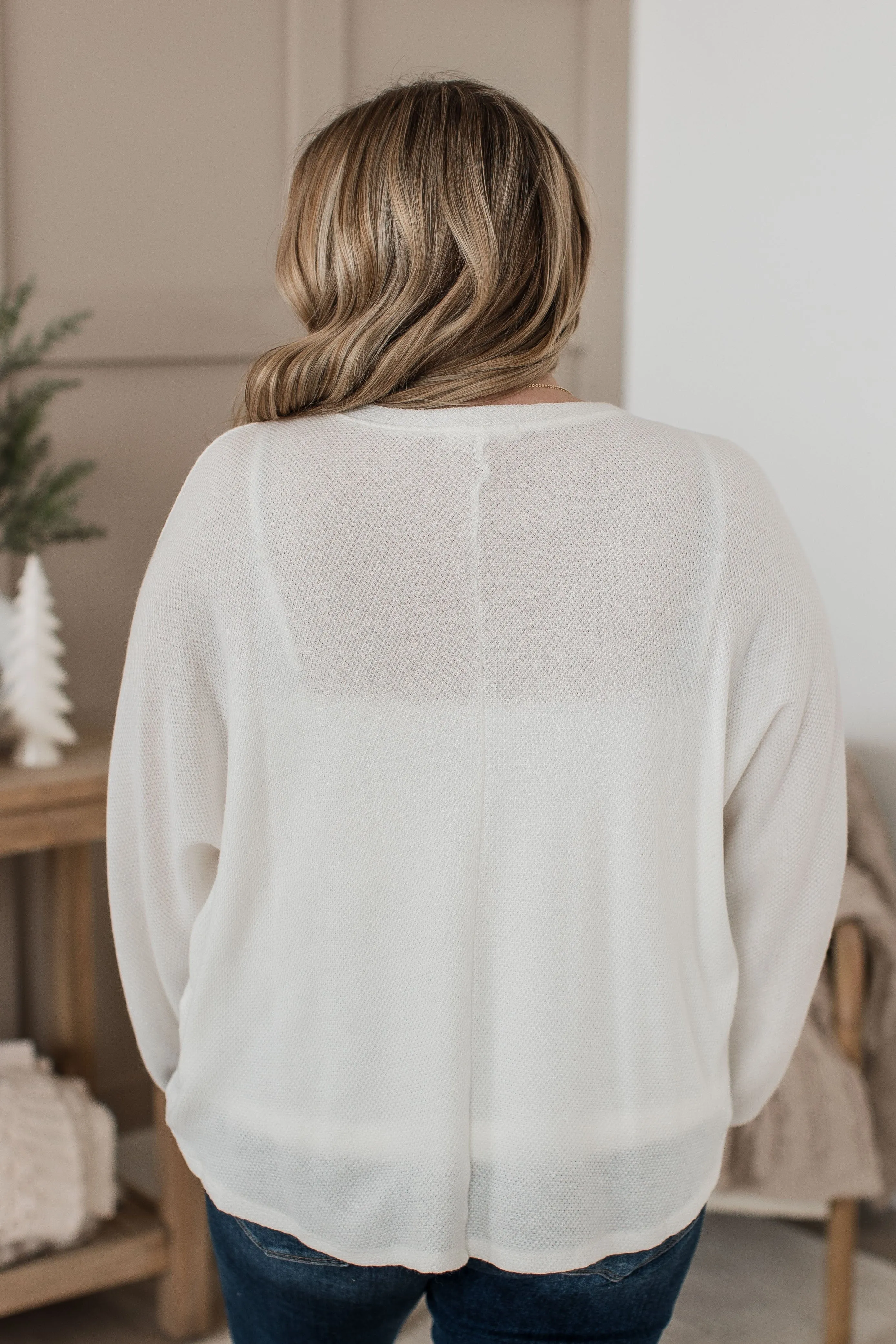 Adored Knit Top in Ivory