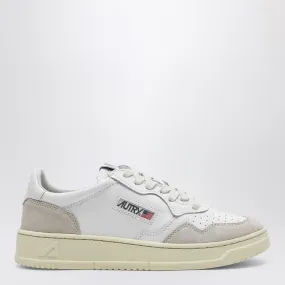 White leather Medalist low-top sneakers