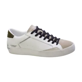 White Low Top Distressed Men's Sneakers 13104pp4