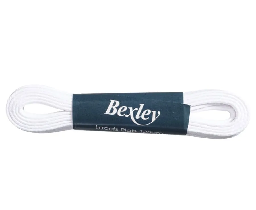 White shoelaces men trainers