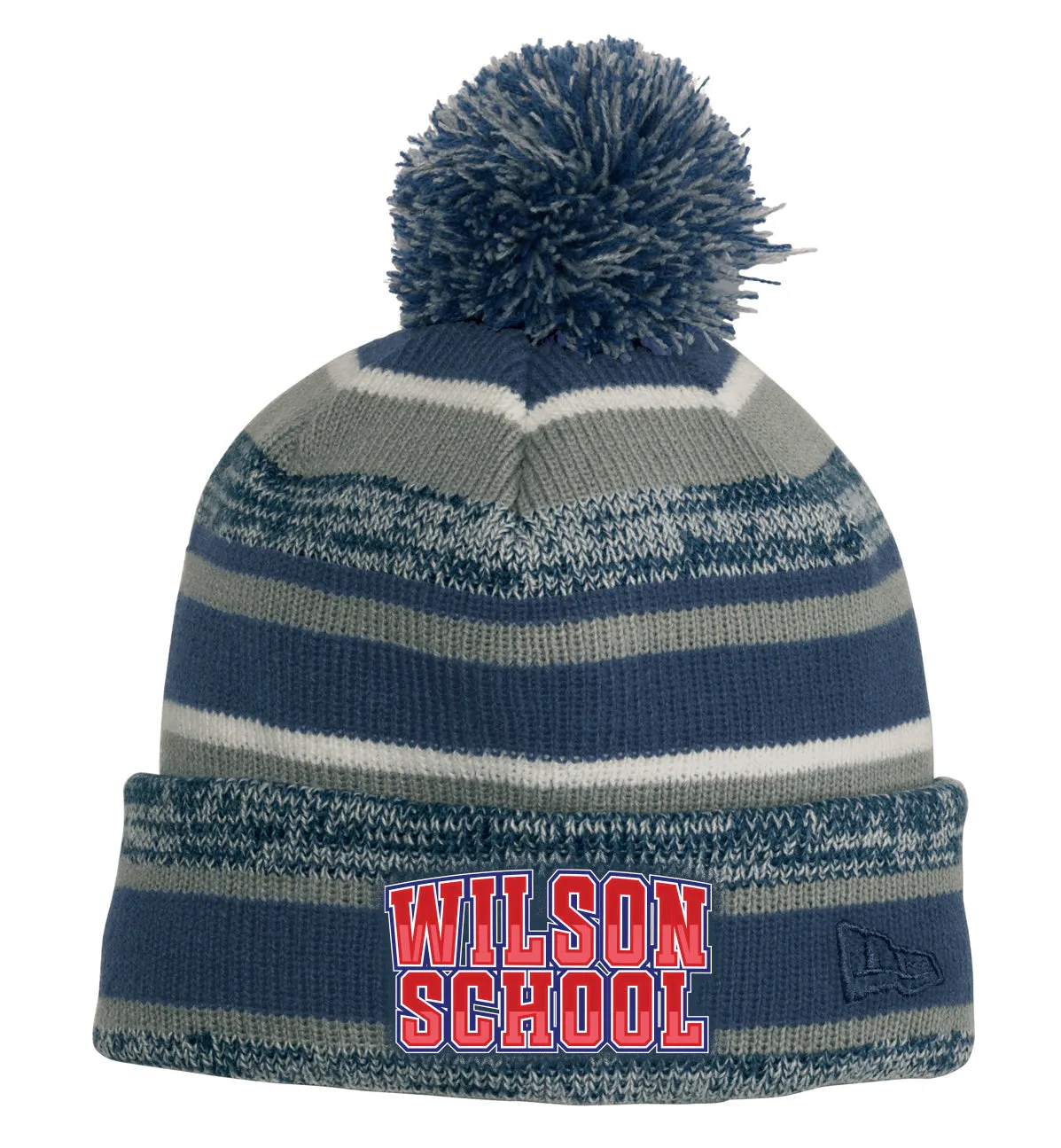 Wilson Elementary Pom Pom Hat