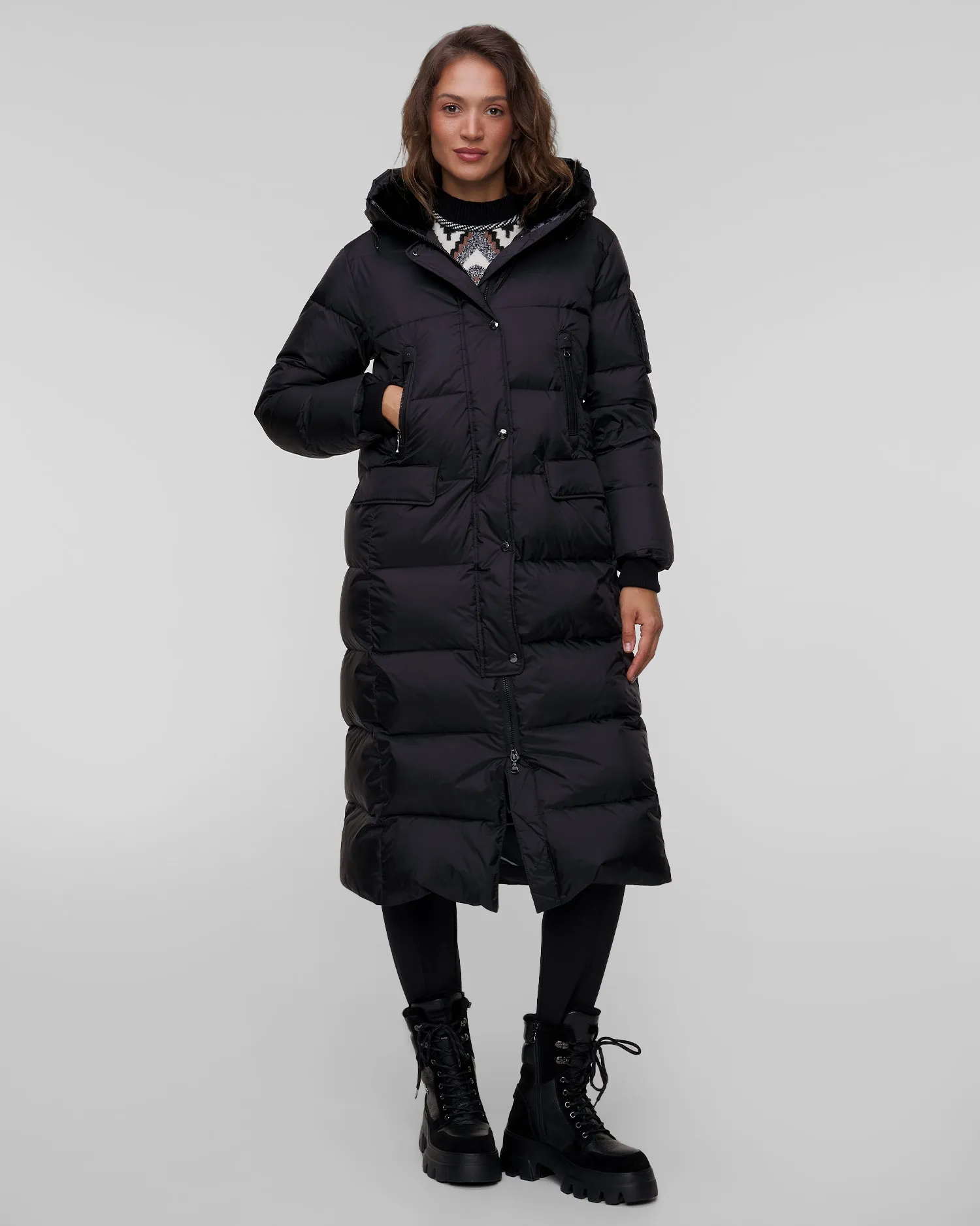 Women's black down coat BOGNER Jonna-Dl 46144253-26