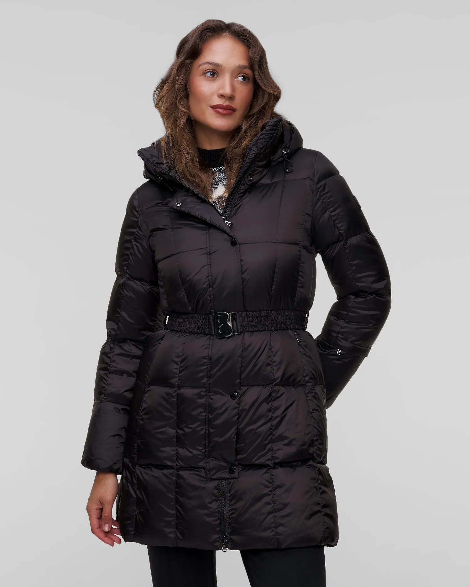 Women's black down coat BOGNER Nicci D 36347535-26