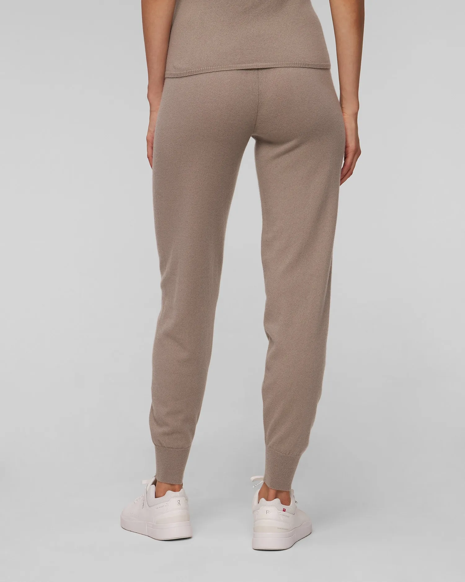 Women's brown cashmere trousers Allude 11117-85